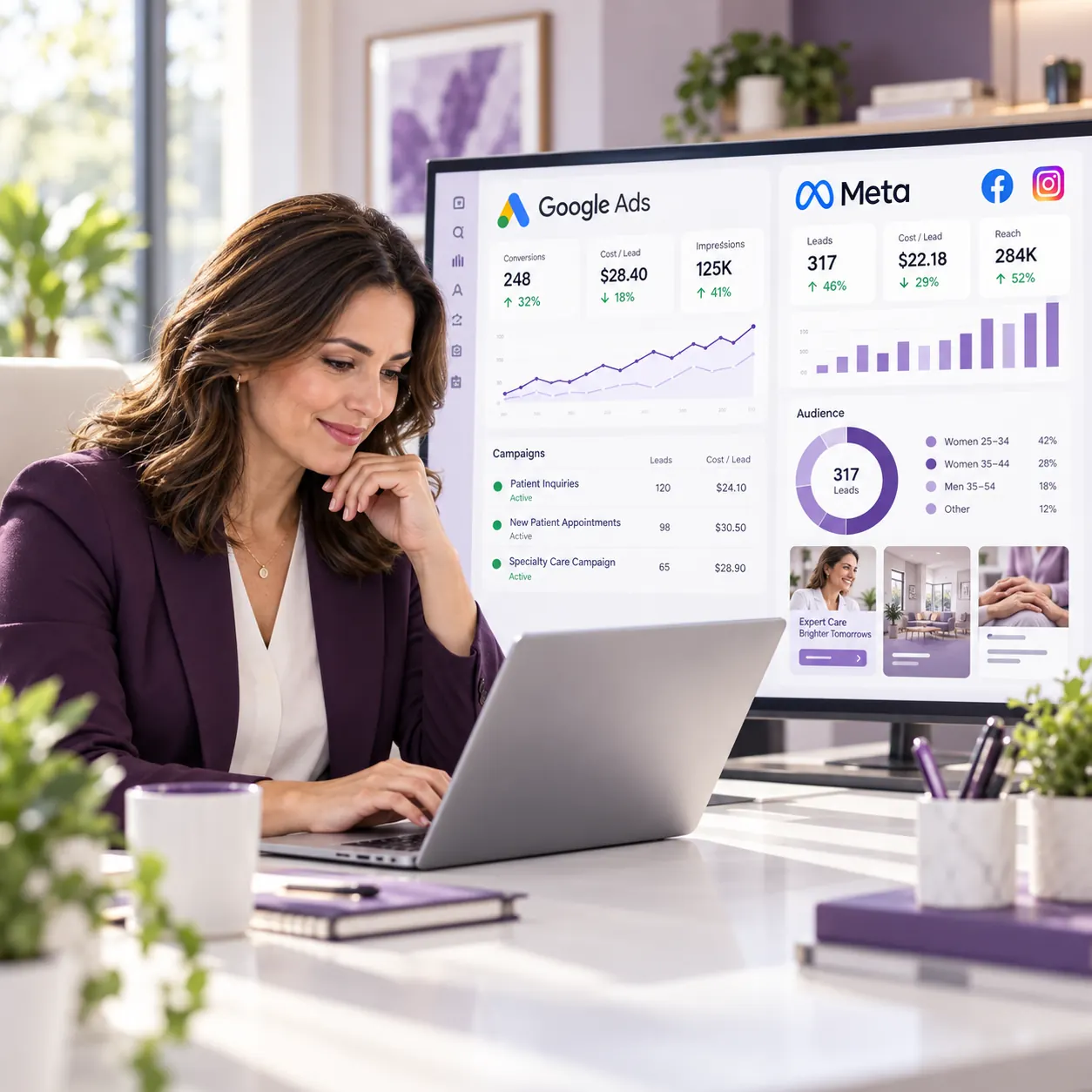 Google Ads for healthcare campaign management